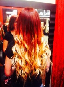 red ombre